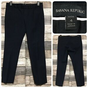 Banana Republic Sloan Dress Pants Women’s 4P Navy Blue (Inseam 23.5) Stretch